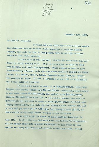 Frick writes on the time it would take to start a new company and suggests a meeting between several people about it