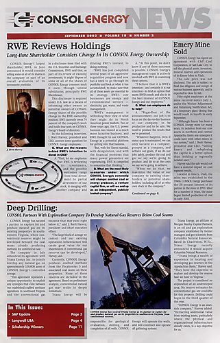 CONSOL Energy news