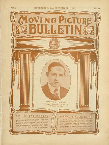 Pittsburgh moving picture bulletin