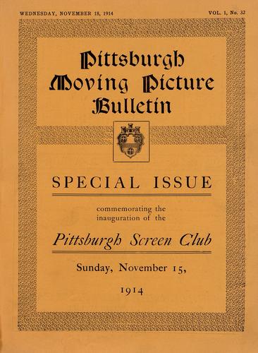Pittsburgh moving picture bulletin