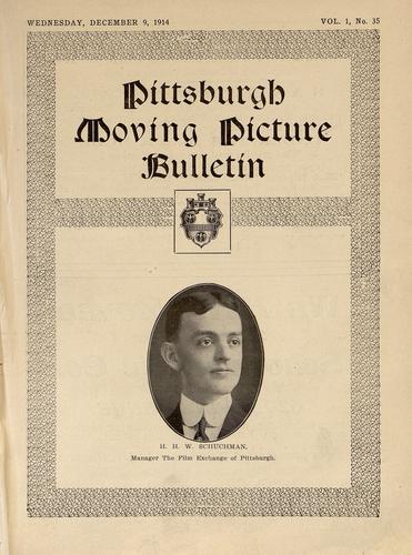 Pittsburgh moving picture bulletin
