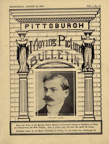 Pittsburgh moving picture bulletin