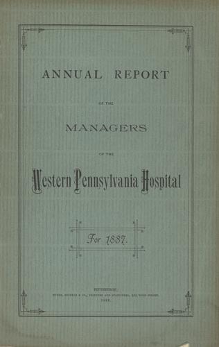 Annual Report of the Managers of the Western Pennsylvania Hospital