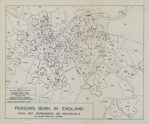 Map 16. Persons born in England
