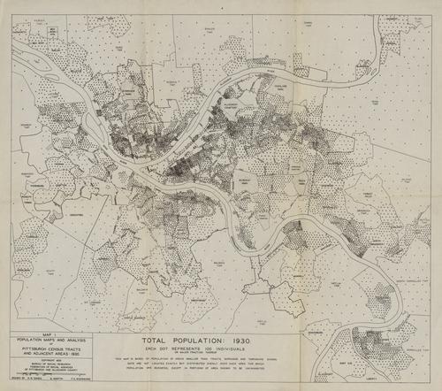 Map 1. Total population: 1930