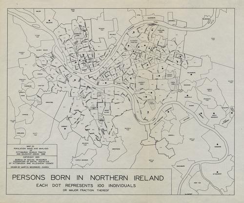 Map 23. Persons born in Northern Ireland