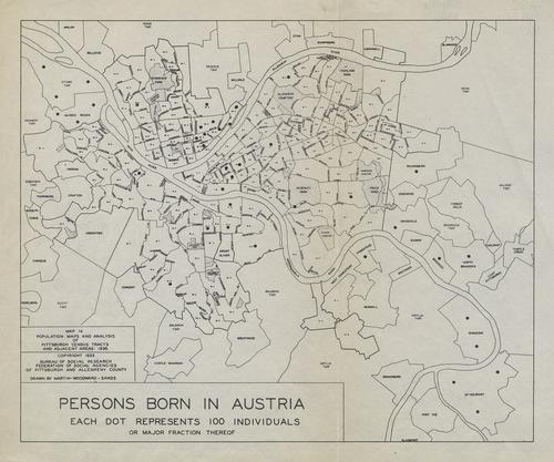 Map 14. Persons born in Austria