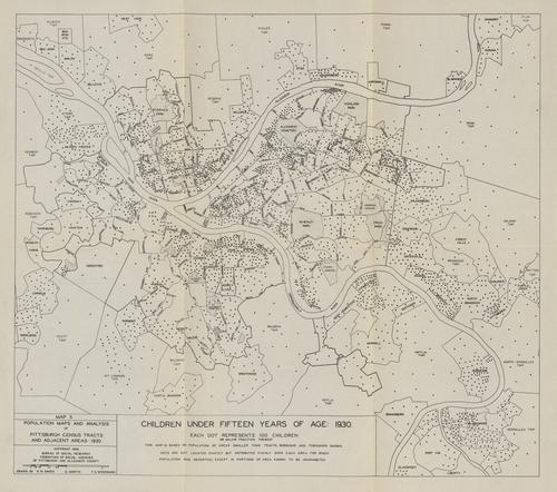 Map 5. Children under 15 years of age: 1930