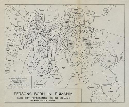 Map 25. Persons born in Roumania