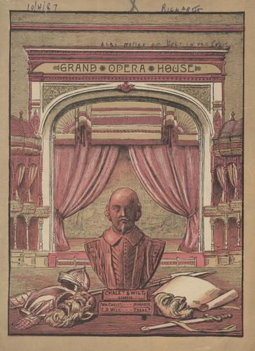 Theatre Program - Richard III with Frederick Warde