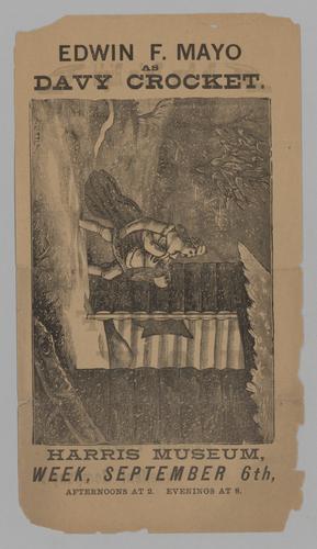 Advertising - Davy Crocket with Edwin F. Mayo