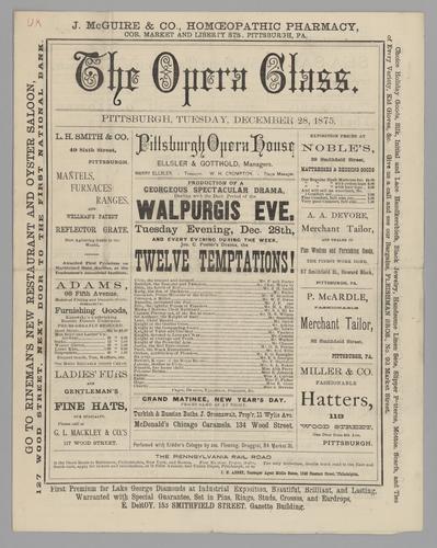 Theatre program - Twelve Temptations!