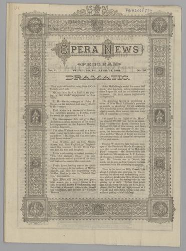 Theatre program - Princess Ida! or, Castle Adamant