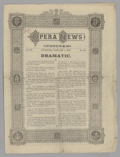 Theatre program - The White Slave!