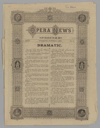 Theatre program - The World