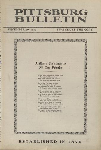Pittsburg bulletin