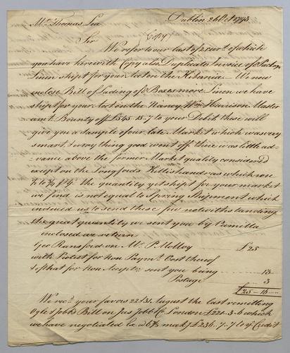 Edward Burd Correspondence