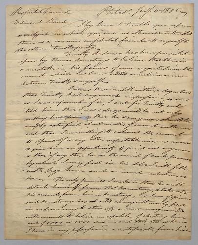 Edward Burd Correspondence