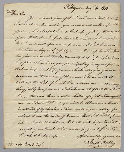 Edward Burd from Jacob Hubley