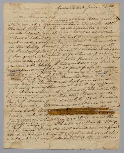 Burd Family Correspondence, undated