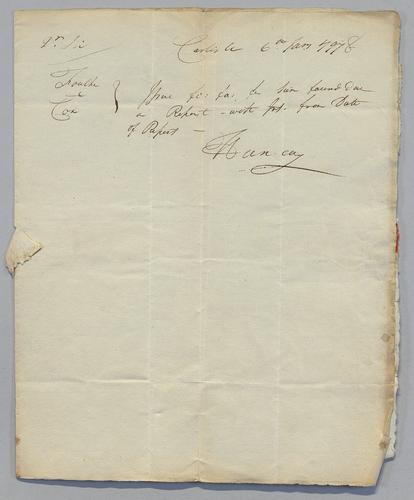 Thomas Duncan to Edward Burd