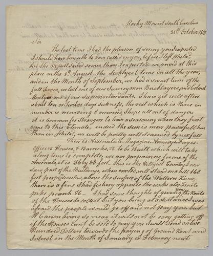 Robert Jackson to Edward Burd