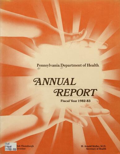 Annual Report, Pennsylvania Department of Health