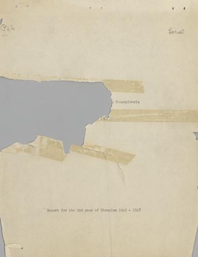 Annual Report, Children's Aid Society of Western Pennsylvania, Annual Report, 1945-1947