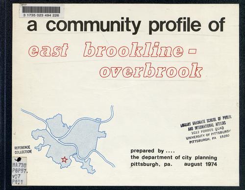 community profile of East Brookline - Overbrook
