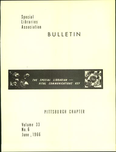 Pittsburgh Chapter bulletin