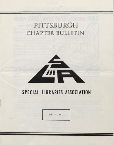 Pittsburgh Chapter bulletin