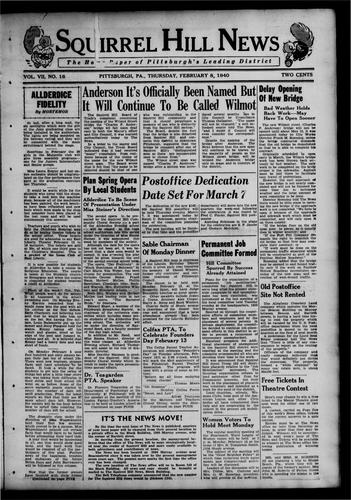 Squirrel Hill news