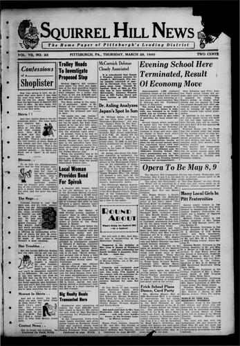 Squirrel Hill news