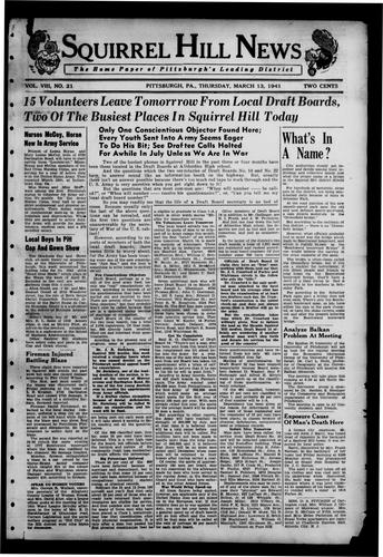 Squirrel Hill news