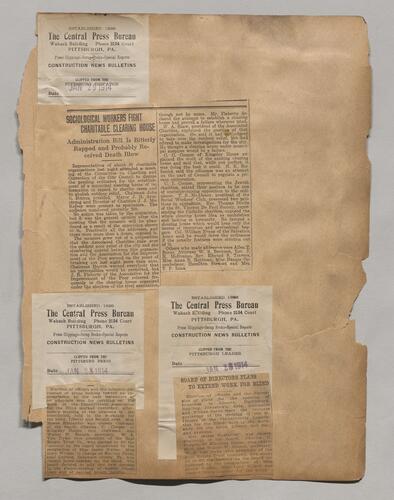 Press Clippings, volume 4, 1914-1916