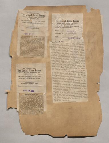 Press Clippings, volume 2, 1913