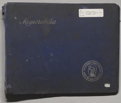 Brashear Association Scrapbook, 1923-1924
