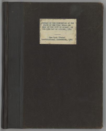 New York Constitutional Convention Copybook