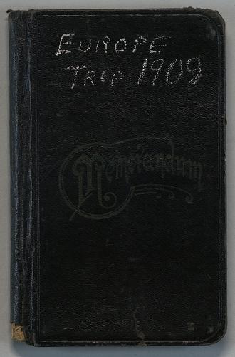 Carl T. Schofer's 1909 European Trip Diary