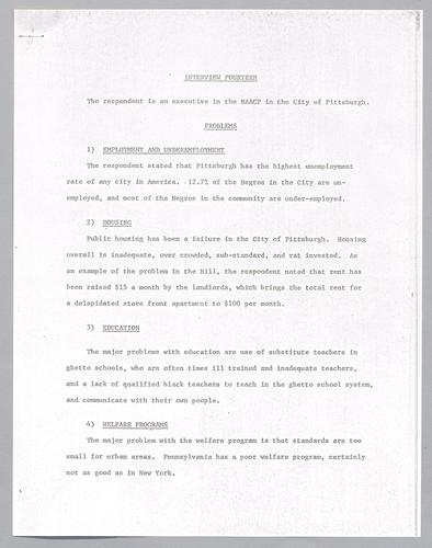 Interview #14--Executive with the National Association for the Advancement of Colored People (NAACP)