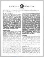 South Hills NOW Newsletter
