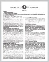 South Hills NOW Newsletter