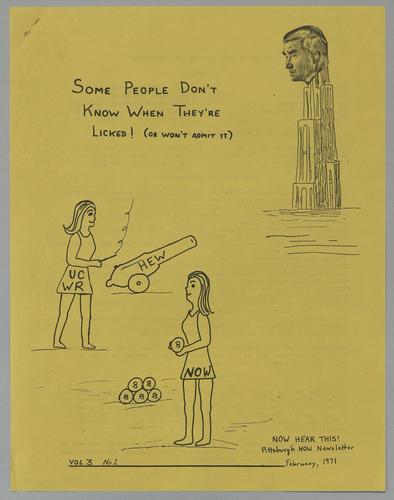 National Organization for Women Inc, NOW-Greater Pittsburgh Area Chapter, Vol. 3 No. 1-3