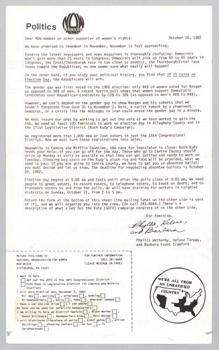 Politics NOW letter