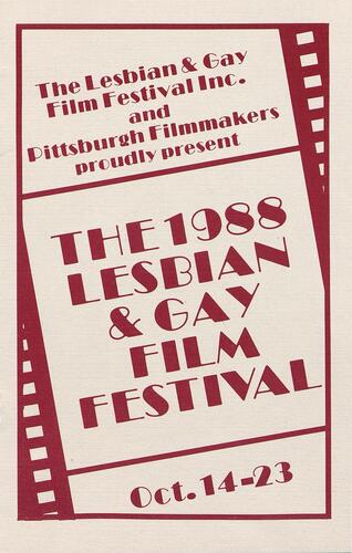 The 1988 Lesbian and Gay Film Festival