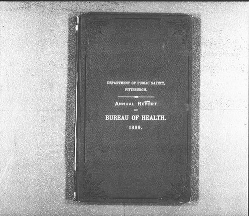 Department of Public Health Annual Report, 1889
