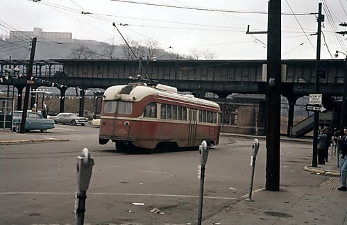 Pittsburgh Railways, A 1959 Trip. 1700 XIV