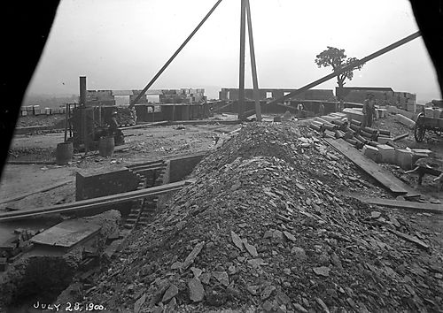 Allegheny Observatory construction