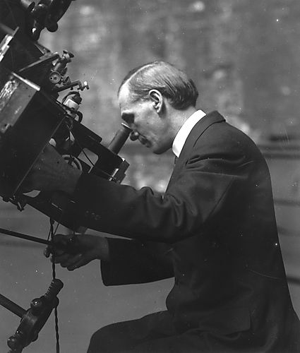 Mr. Daniel at the telescope