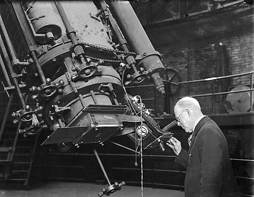 F. C. Jordan at the telescope